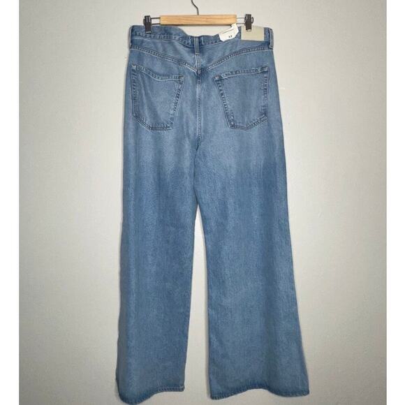 NWT Citizen’s of Humanity Beverly Slouch Wide Leg Jeans Alemayde Blue Size 32 - Picture 7 of 8
